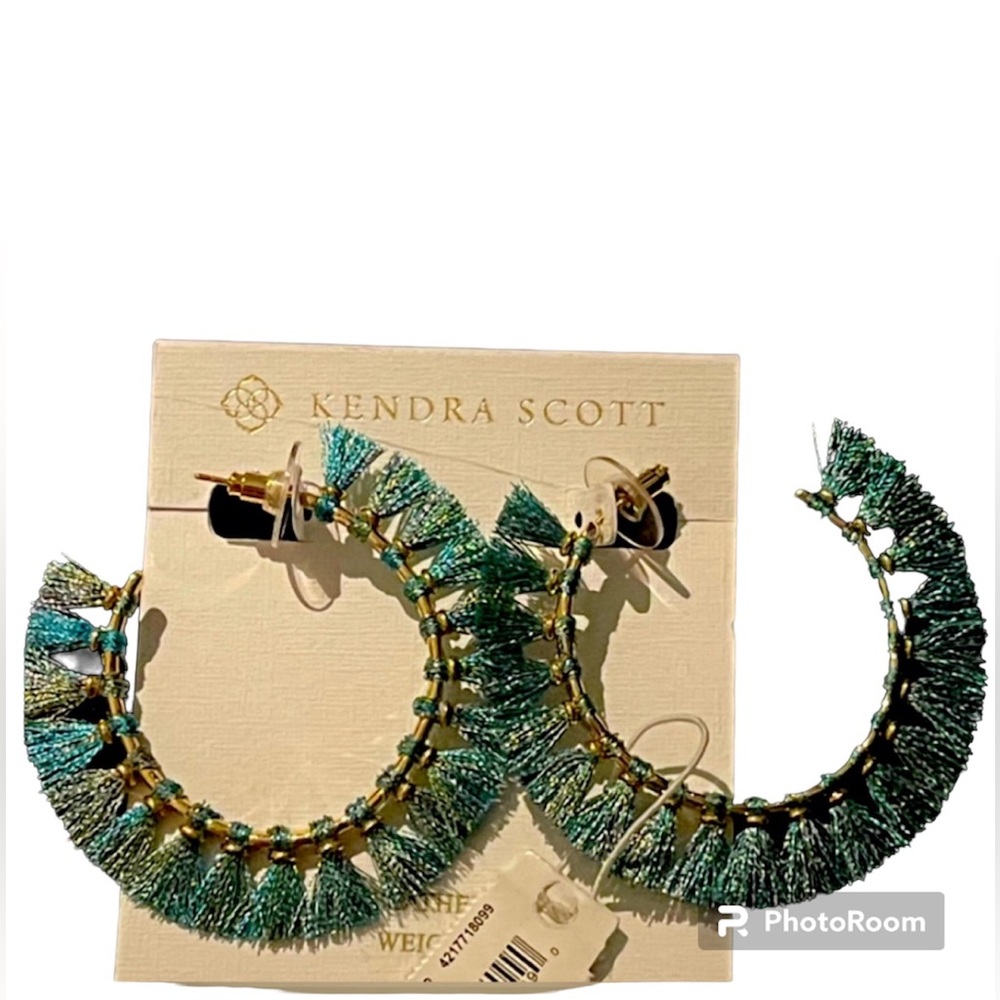 NWT Kendra Scott Evie hoop earrings